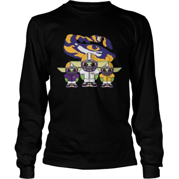 Baby Yoda LSU Tigers shirt