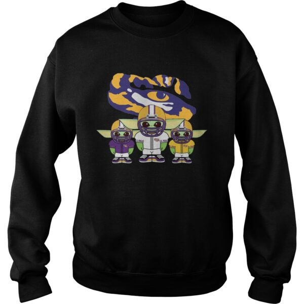 Baby Yoda LSU Tigers shirt