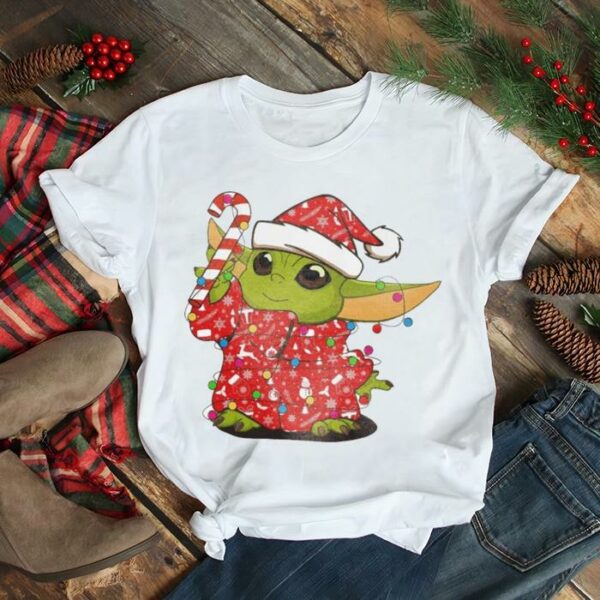 Baby Yoda Merry Christmas 2022 leprechaun Cute Shirt