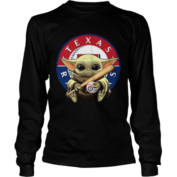 Baby Yoda Texas Rangers shirt