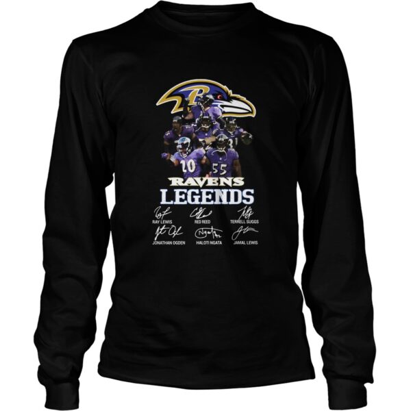 Baltimore Ravens AFC North Division Champions Signatures 2019 shirt