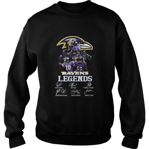 Baltimore Ravens AFC North Division Champions Signatures 2019 shirt