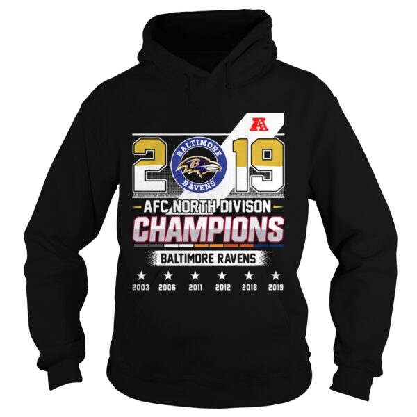 Baltimore Ravens Afc North Division Champions 2019 shirt