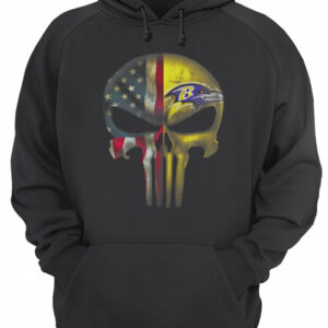 Baltimore Ravens And Flag American Veteran skull shirt 2 Baltimore Ravens And Flag American Veteran skull shirt 3