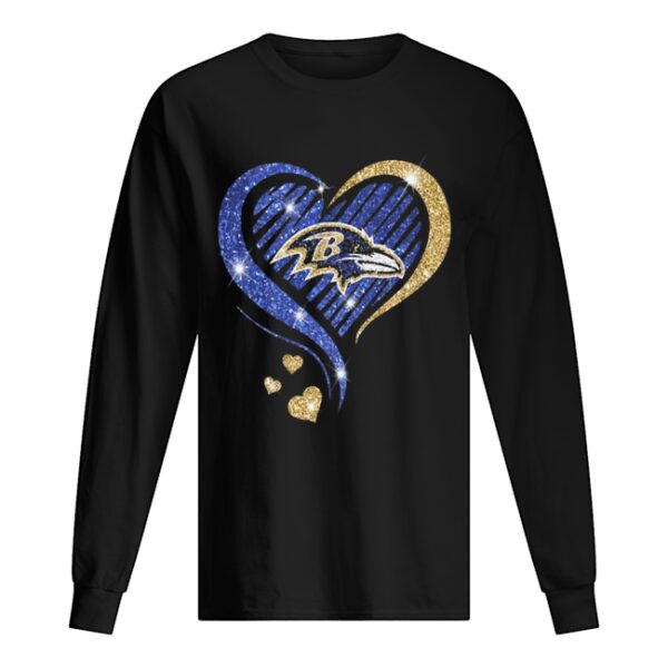 Baltimore Ravens Diamond Heart shirt