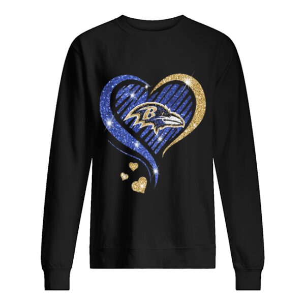 Baltimore Ravens Diamond Heart shirt