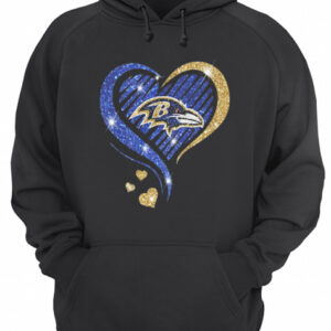 Baltimore Ravens Diamond Heart shirt 2 Baltimore Ravens Diamond Heart shirt 3