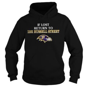 Baltimore Ravens If Lost Return To IIoI Russell Street shirt Baltimore Ravens If Lost Return To IIoI Russell Street shirt