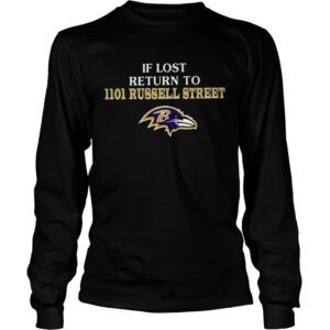 Baltimore Ravens If Lost Return To IIoI Russell Street shirt