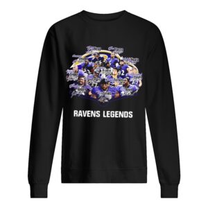 Baltimore Ravens Terrell Suggs Ray Lewis Ed Reed Joe Flacco Legends Signatures shirt