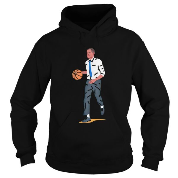 Barack obama playing basketball art shirt