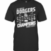 Baseball LA Dodgers Champions 2020 T-Shirt