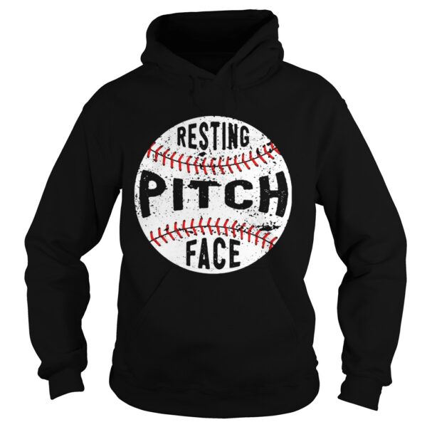 Baseball Resting pitch face shirt