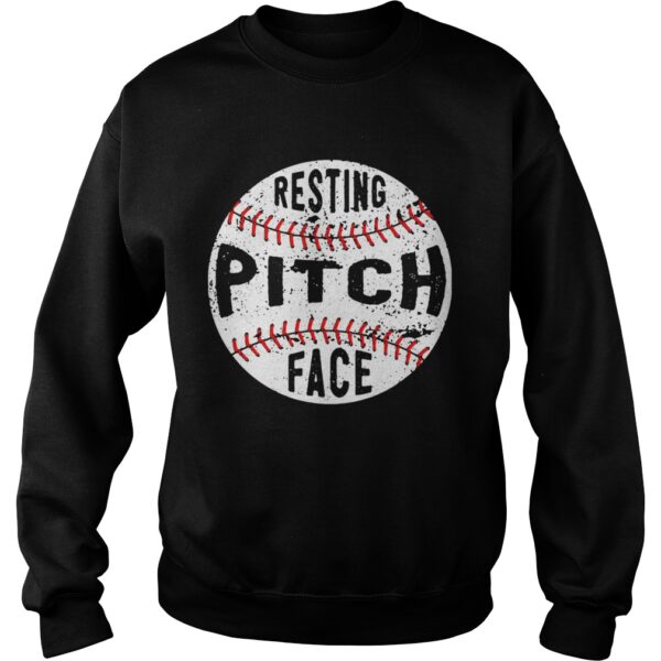 Baseball Resting pitch face shirt