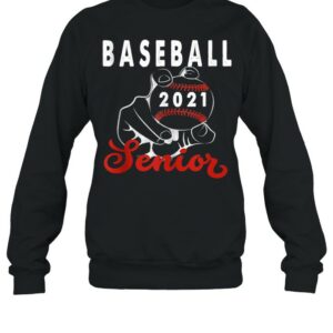Baseball Senior 2021 Design For Ball Player Graduate shirt