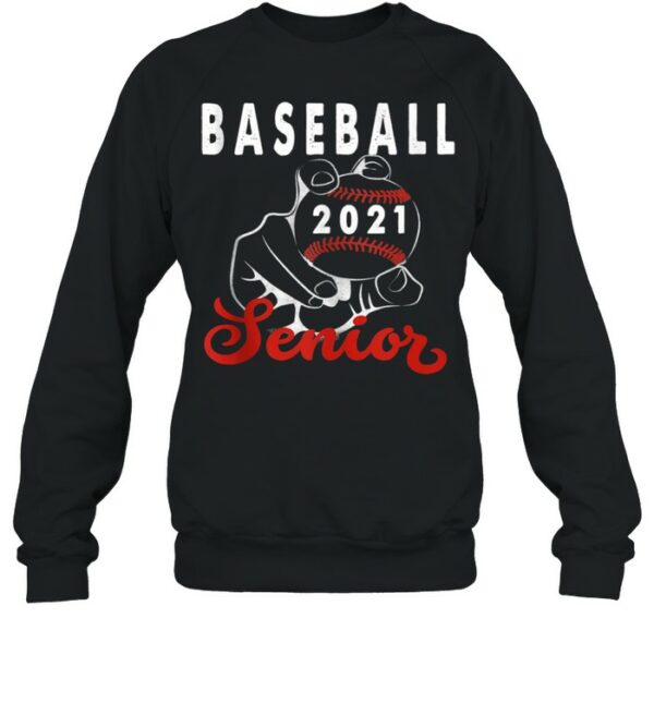 Baseball Senior 2021 Design For Ball Player Graduate shirt