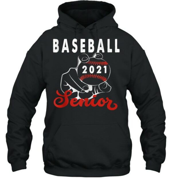 Baseball Senior 2021 Design For Ball Player Graduate shirt