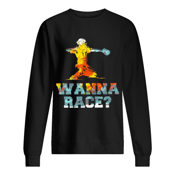 Baseball Wanna Race shirt