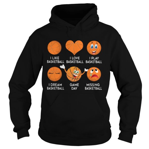 Basketball Emoji Many Face Emotion shirt