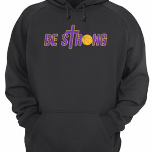 Be strong yellow basketball shirt