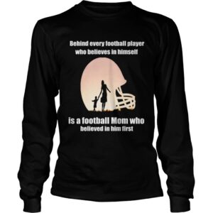 Behind Every Football Player – Family Mom Mother Gift T-Shirt
