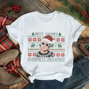 Best Wishes Warmest Regards Fold In The Cheese Ugly Christmas Shirt