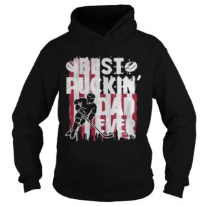 Best puckin dad ever Hockey American flag veteran Independence day shirt Best puckin dad ever Hockey American flag veteran Independence day shirt