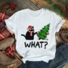 Black Cat Christmas shirt