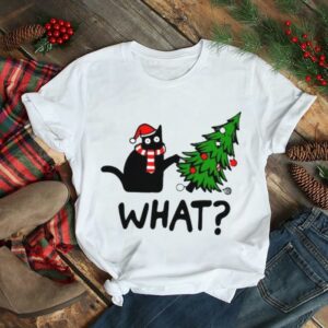 Black Cat Christmas shirt