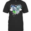 Blood Inside Seattle Seahawks And Seattle Mariners Heart T-Shirt