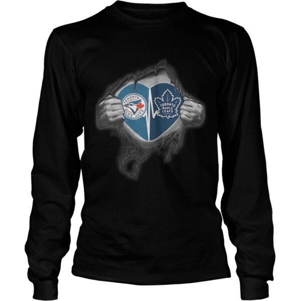 Blue Jays Maple Leafs Its in my heart inside me shirt