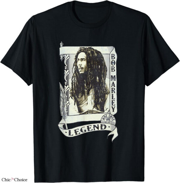 Bob Marley T-shirt Face Retro
