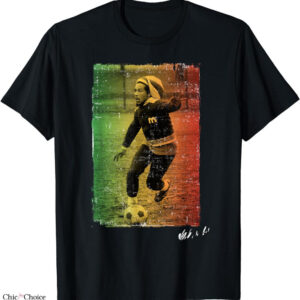 Bob Marley T-shirt Positive Vibrations Soccer