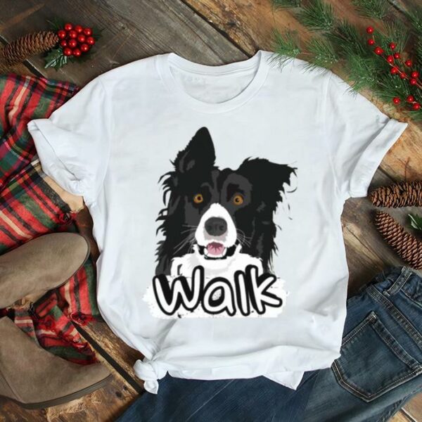 Border Collie Walk Christmas shirt