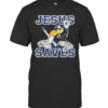 Boston Bruins Hockey Jesus Saves T-Shirt