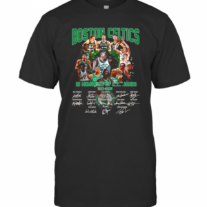 Boston Celtics In Memories Of K C Jones 1932 2020 Signatures T-Shirt