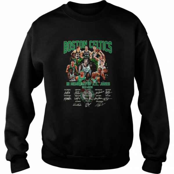 Boston Celtics In Memories Of K C Jones 1932 2020 Signatures shirt