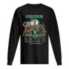 Boston Celtics logo 74th anniversary 1946-2020 signatures thank you for the memories shirt