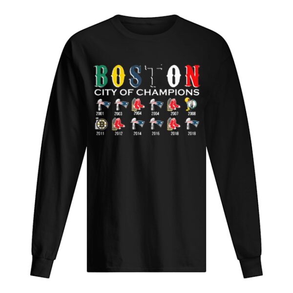 Boston City of Champions Shirt