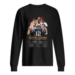 Boston Legends Est 1630 signatures shirt