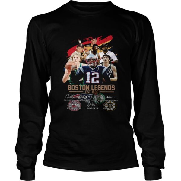 Boston Legends est 1630 signature shirt