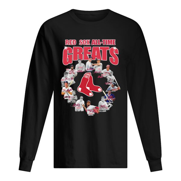 Boston Red Sox All-time Greats Players Signatures shirt