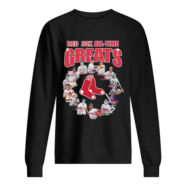 Boston Red Sox All-time Greats Players Signatures shirt