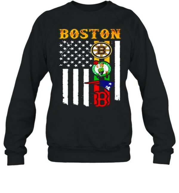 Boston Sports Teams American flag shirt