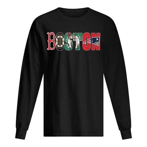 Boston sport team Boston Red Sox Boston Bruins Boston Celtics Boston Patroits shirt