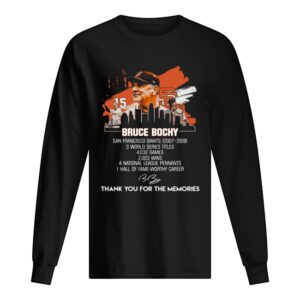 Bruce Bochy San Francisco Giants thank you for the memories shirt Bruce Bochy San Francisco Giants thank you for the memories shirt