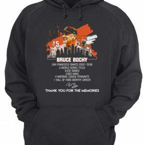 Bruce Bochy San Francisco Giants thank you for the memories shirt 2 Bruce Bochy San Francisco Giants thank you for the memories shirt 3