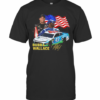 Bubba Wallace American Flag Independence Day Signature T-Shirt