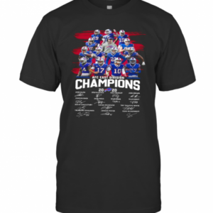 Buffalo Bills AFC East Division Champions 2020 Signature T-Shirt