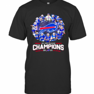 Buffalo Bills AFC East Division Champions 2021 Signatures T-Shirt